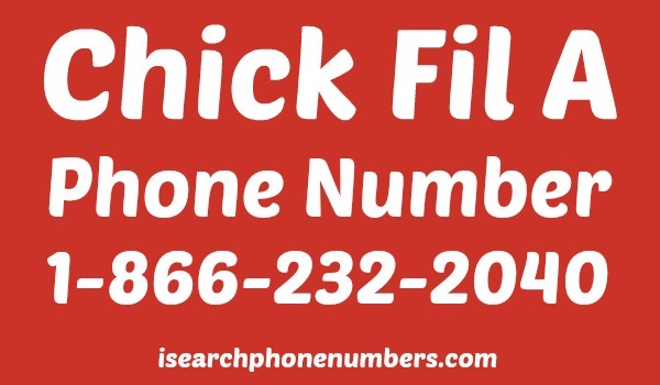 Chick Fil A phone number