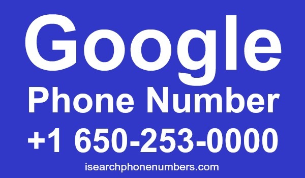 Google phone number